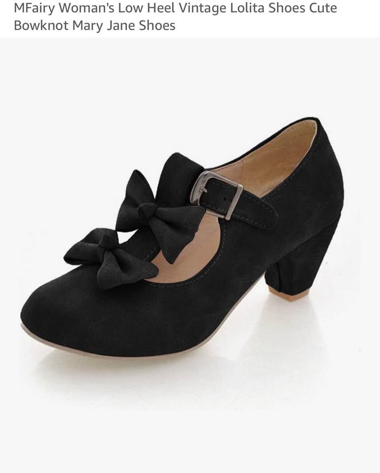 Black Bowknot Low Heel Mary Jane’s - photo 2