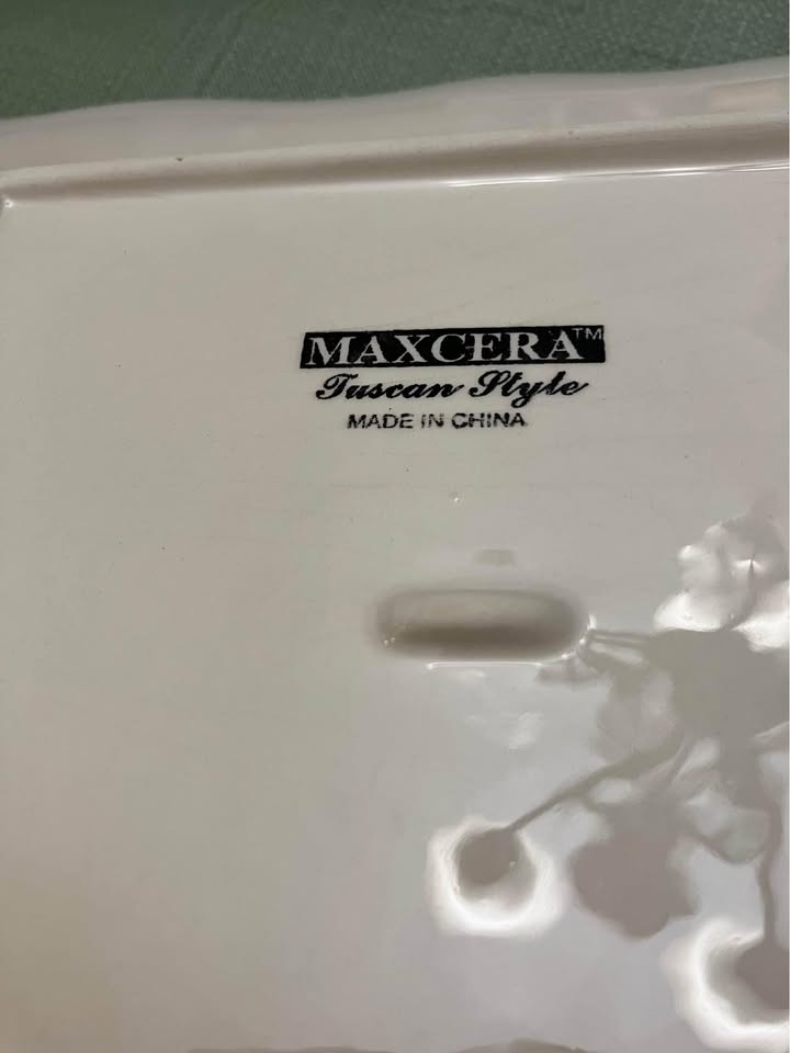 6 Maxcera Tuscan Style Dinner Plates 9” - photo 2