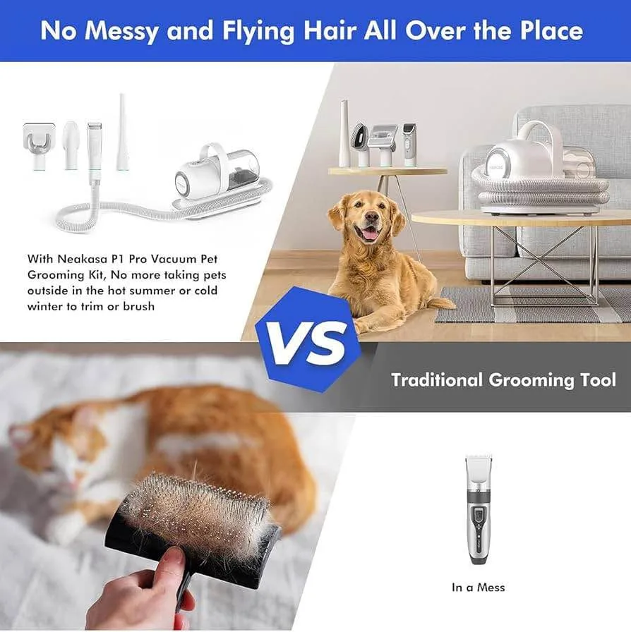 Pet vac with clippers for ultimate grooming. image indicator(3)