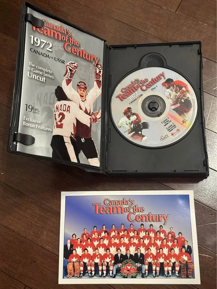 1972 Canada vs. Russia 4 DVD set with team postcard image indicator(3)