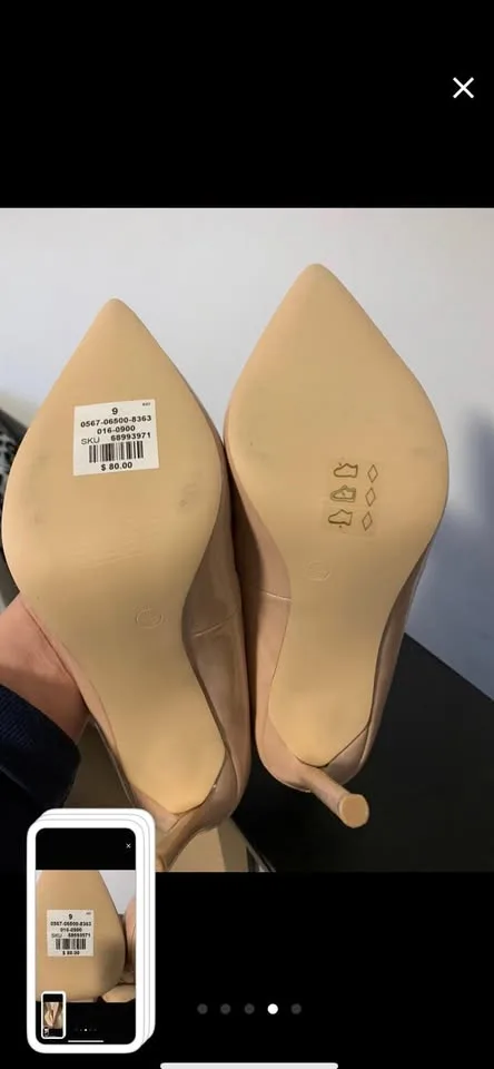 Le Chateau Size 9 Beige Brand New Shoes image indicator(4)