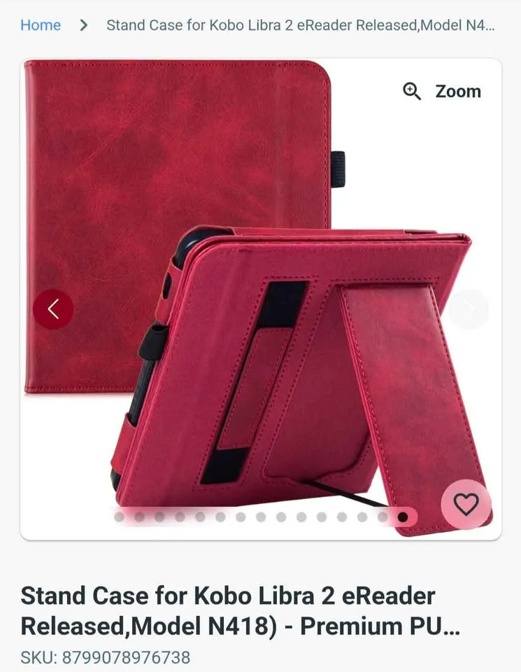 Stand Case for Kobo Libra 2 eReader image indicator(3)