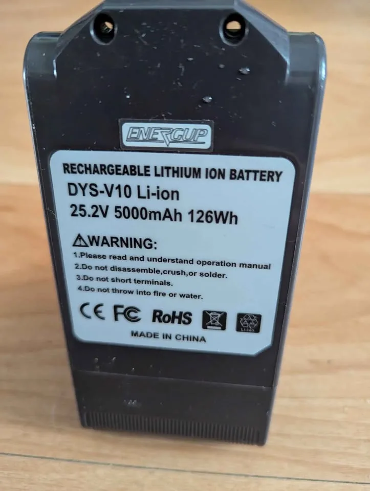 25.2V 5000mAh/3800mAh/4500mAh Battery for Dyson V10 image indicator(2)