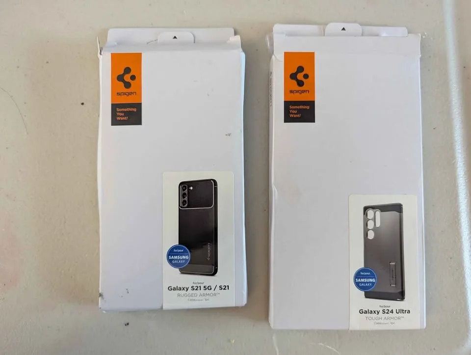 Protective case and tempered glass for Samsung Galaxy Phone image indicator(7)