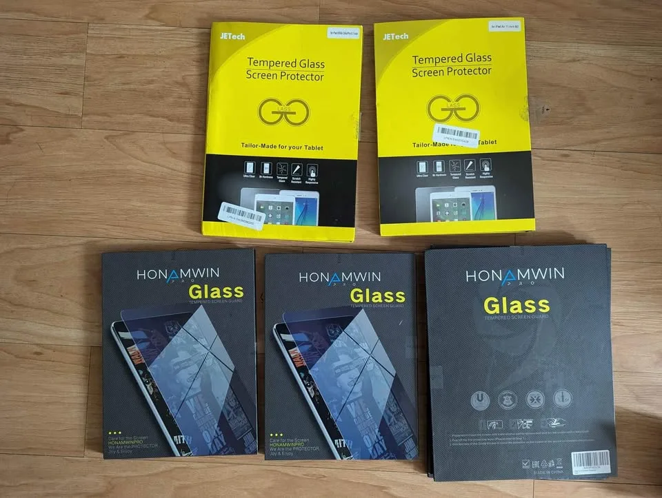 Protective case and tempered glass for iPad, Mini/Pro/Air image indicator(5)