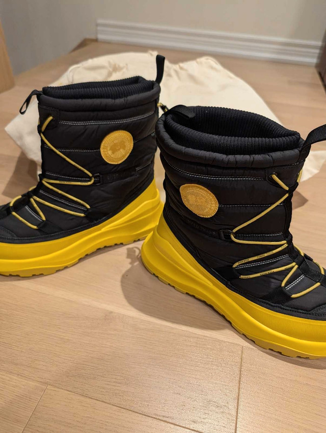 Pyer Moss Canada Goose Boots (Black/Yellow) size 11 - photo 4