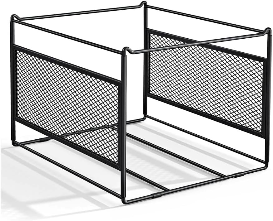 New~Hanging File Organizer W/Metal Mesh