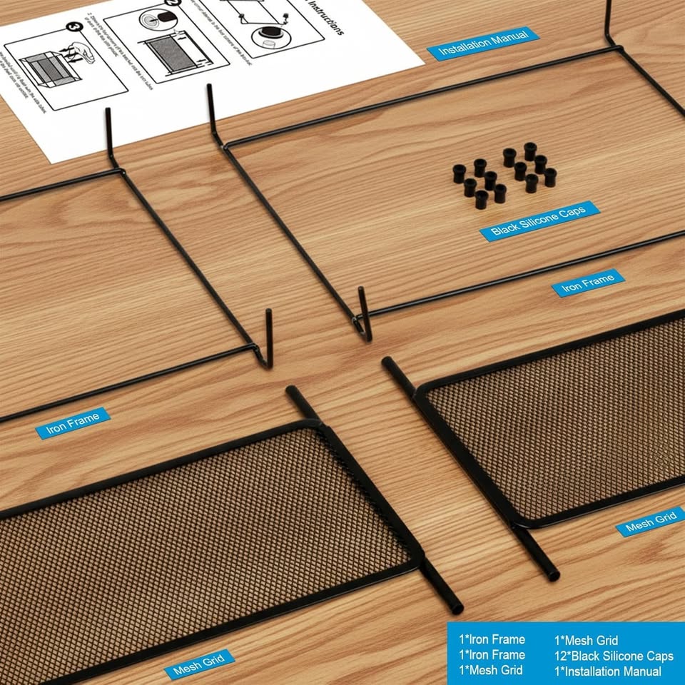 New~Hanging File Organizer W/Metal Mesh - photo 4