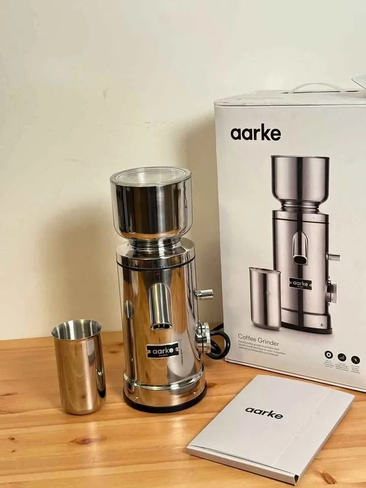 Stainless Steel Coffee Grinder – Aarke thumbnail