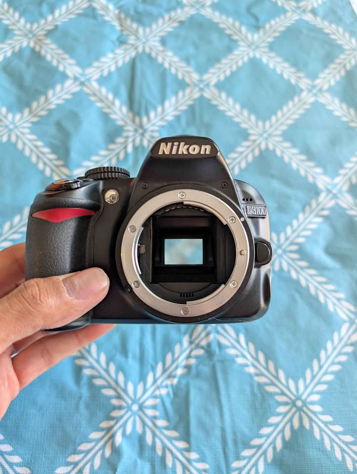 Nikon D3100 with kit lens