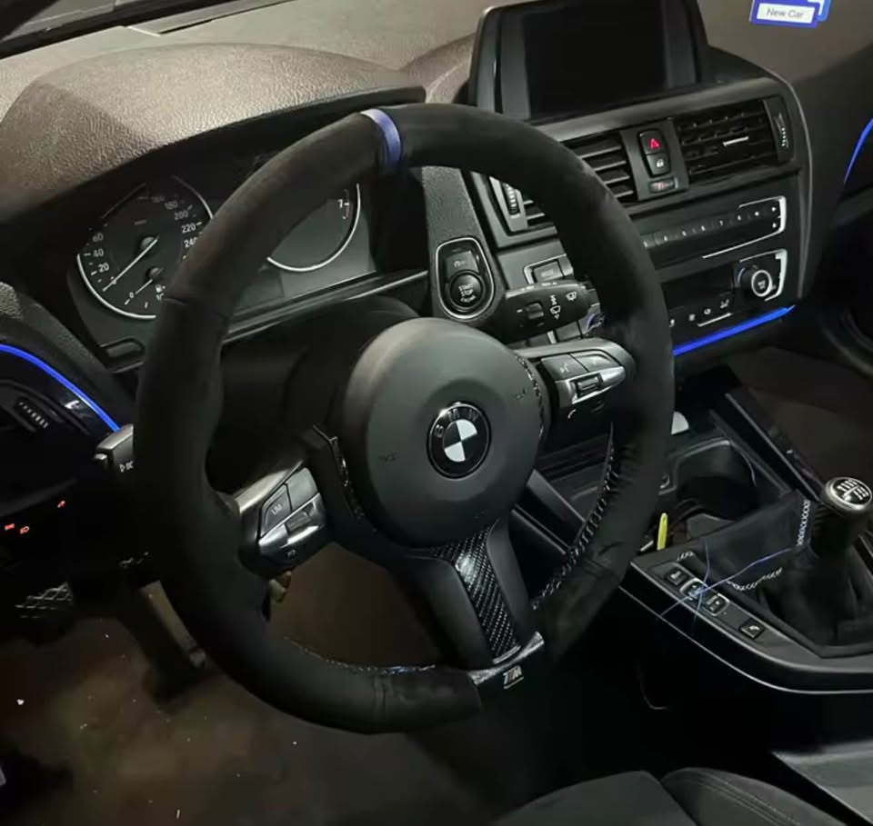 BMW custom made steering wheel wrap - photo 2