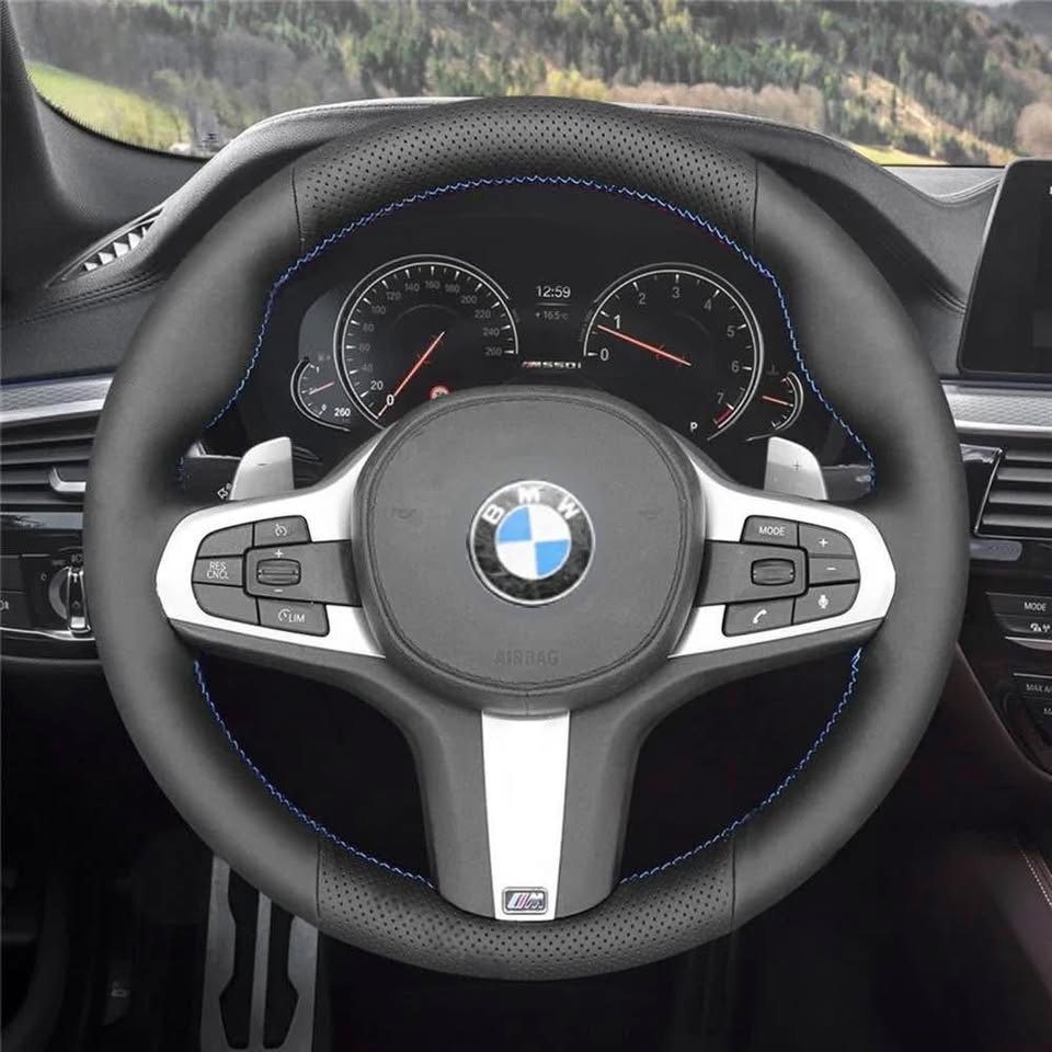 BMW custom made steering wheel wrap - photo 5