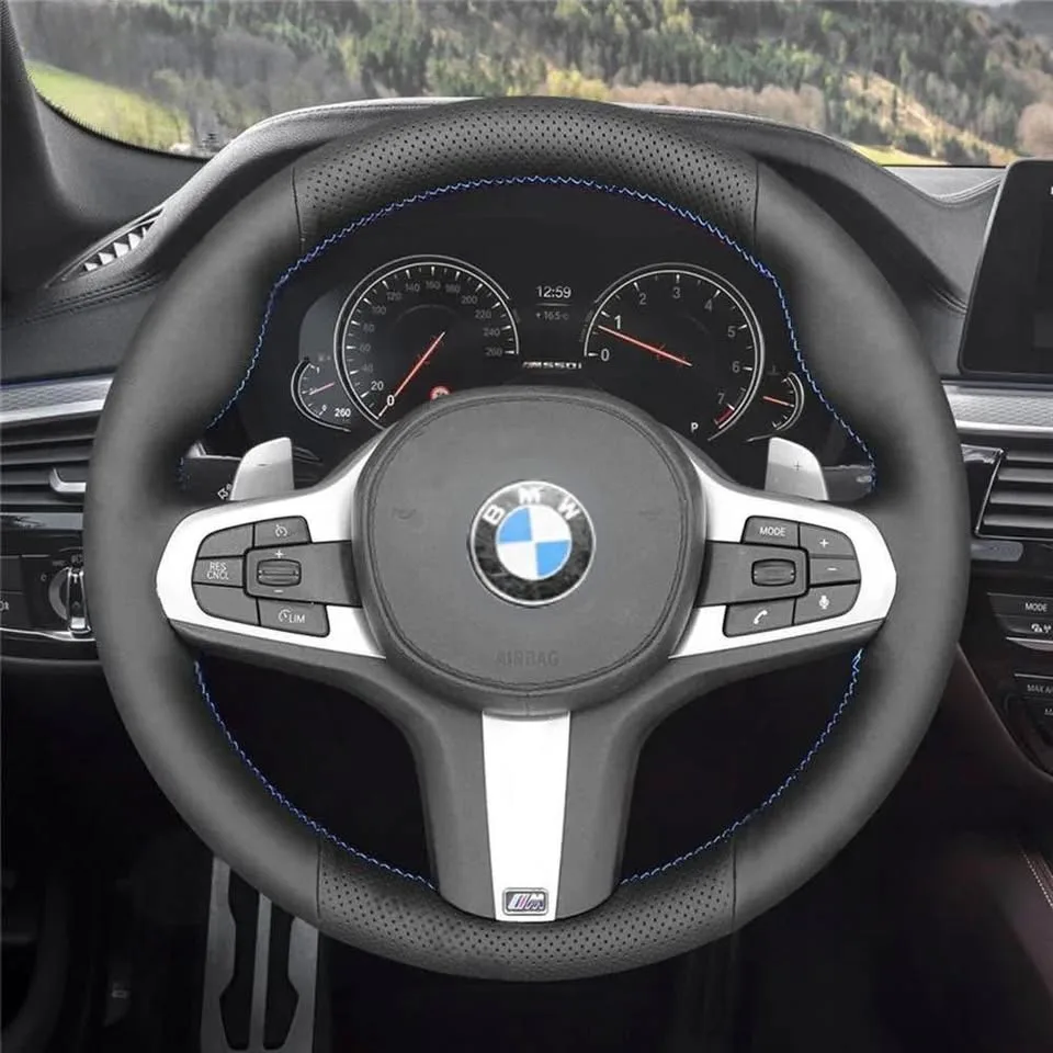 BMW custom made steering wheel wrap image indicator(5)