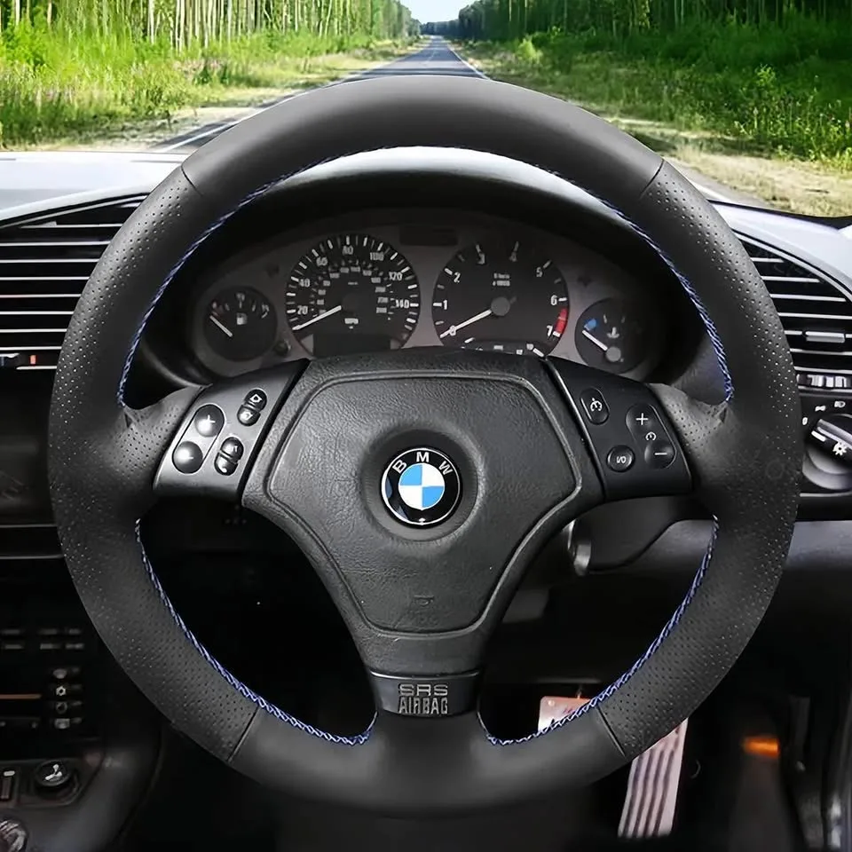 BMW custom made steering wheel wrap image indicator(6)