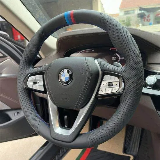 BMW custom made steering wheel wrap image indicator(8)