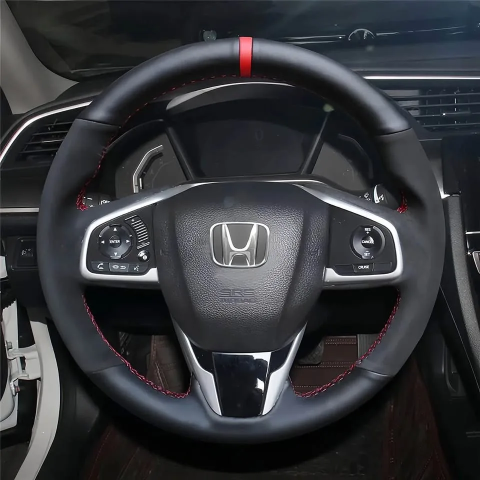 Steering Wheel Cover Leather and Alcantara image indicator(3)