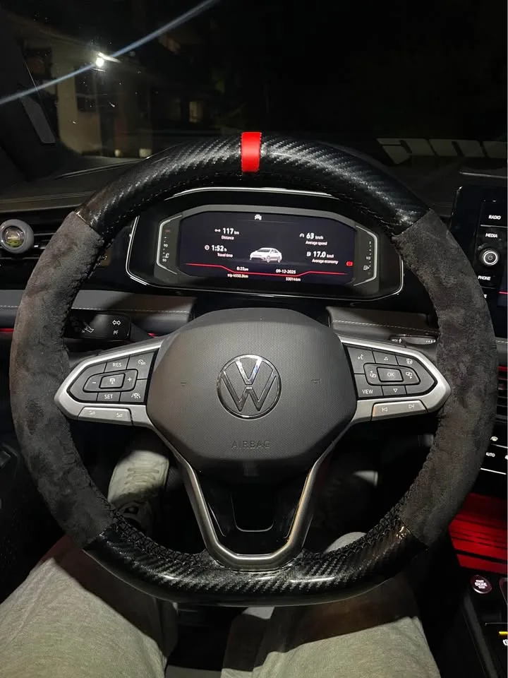 Steering Wheel Cover Leather and Alcantara image indicator(4)