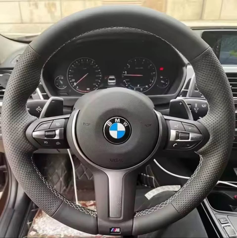 Custom made steering wheel wrap - photo 5