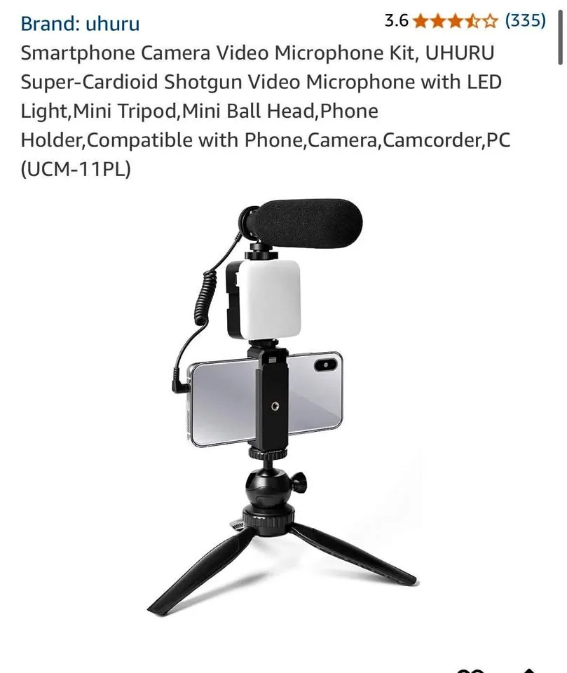 New UHURU Vlog Microphone UCM-11PL thumbnail