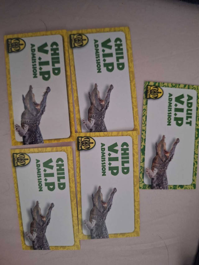 Reptilian VIP tickets