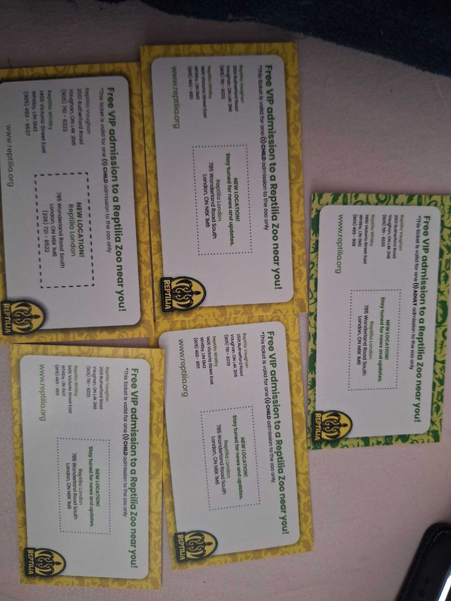Reptilian VIP tickets - photo 2