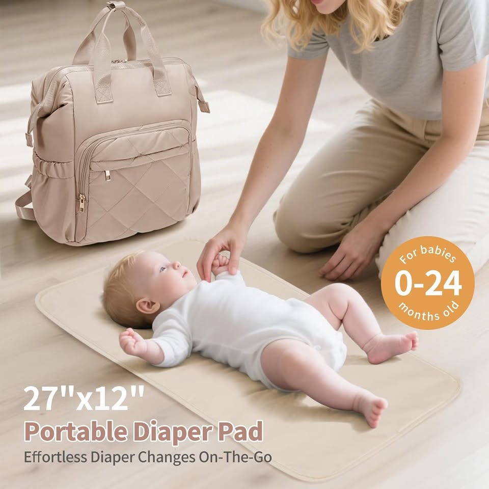 NEW~Diaper Bag Backpack | Insulated Pockets | Changing Pad - photo 5