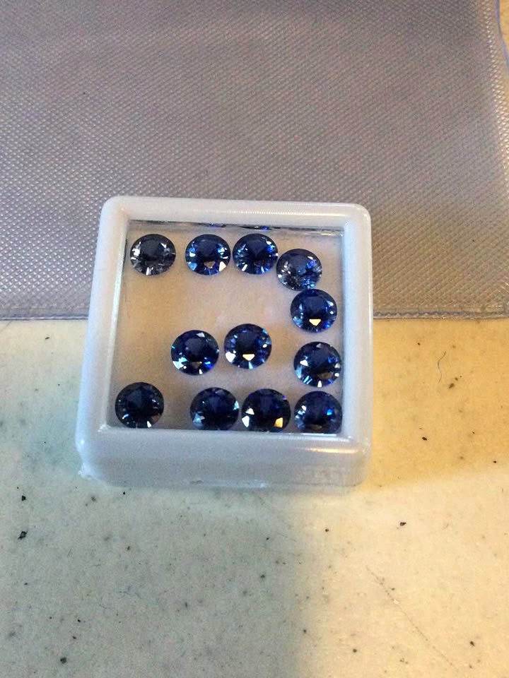 Blue Sapphire 5mm x 5mm x 2.81mm Round Cut