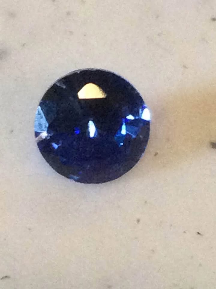Blue Sapphire 5mm x 5mm x 2.81mm Round Cut - photo 3