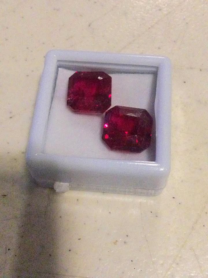 Ruby 8.5 Carats, Square Cut, Naturally Mined, Certified