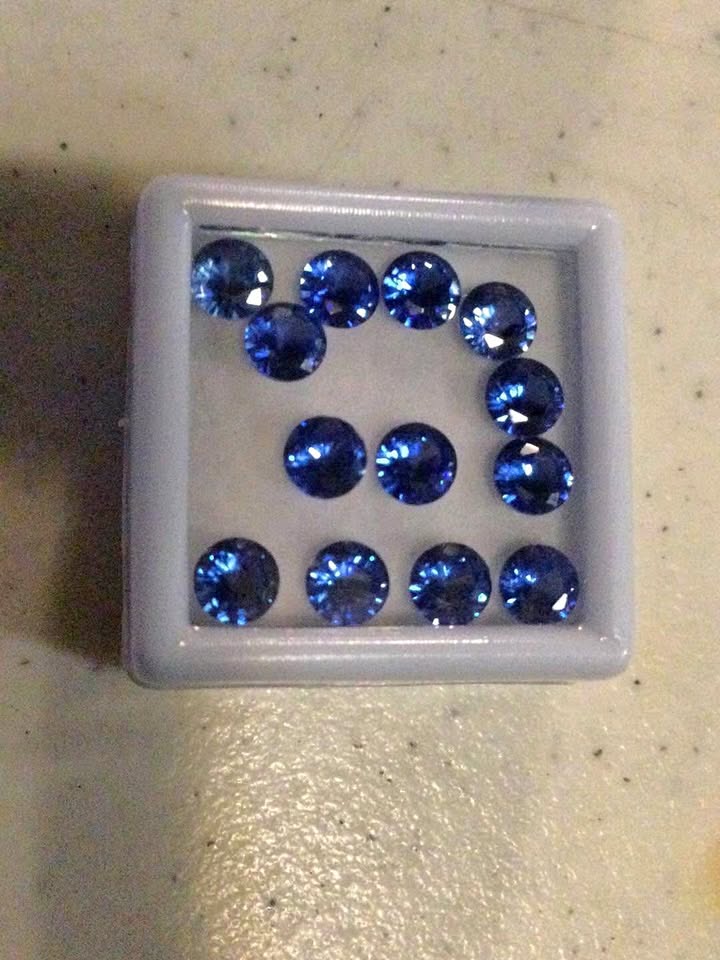 Blue Sapphire, Round Cut, 5mm, 0.500 Carats, Naturally Mined