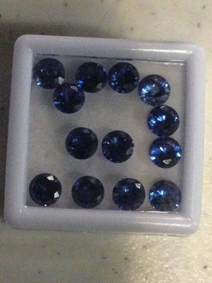 Blue Sapphire, Round Cut, 5mm, 0.500 Carats, Naturally Mined - photo 2