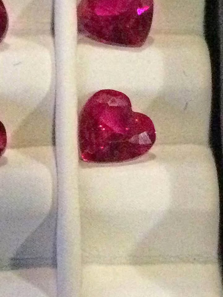 Ruby, Heart Shaped, 5mm, Naturally Mined, Not Enhanced