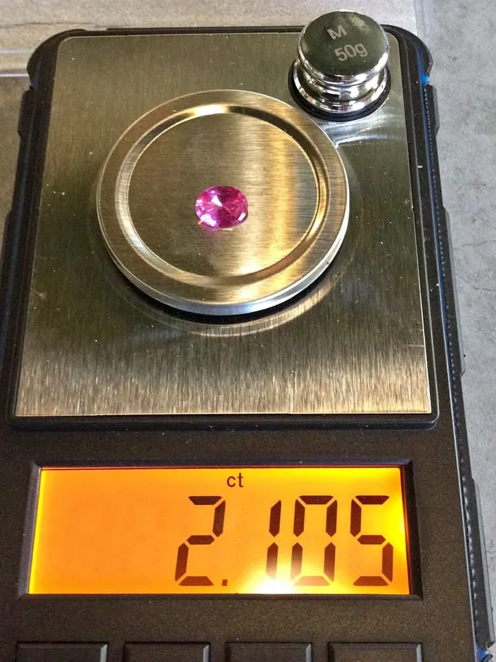 Ruby, 2.105 Carats, Naturally Mined, Oval Cut, Gemstone thumbnail