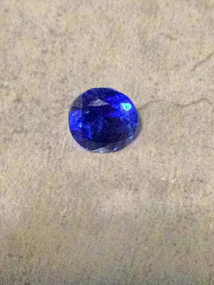 Blue Sapphire, 7mm, Naturally Mined, Gemstone... thumbnail
