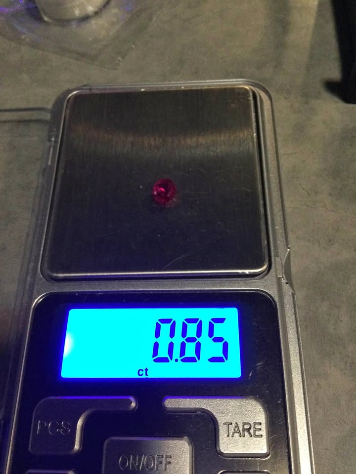 Ruby 5mm x 5mm Round Cut 0.85 Carat’s