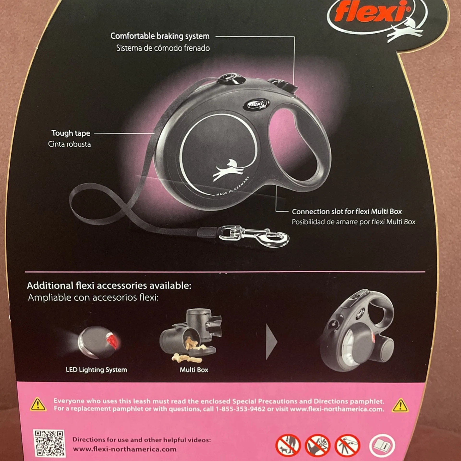 Retractable Dog Leash image indicator(2)