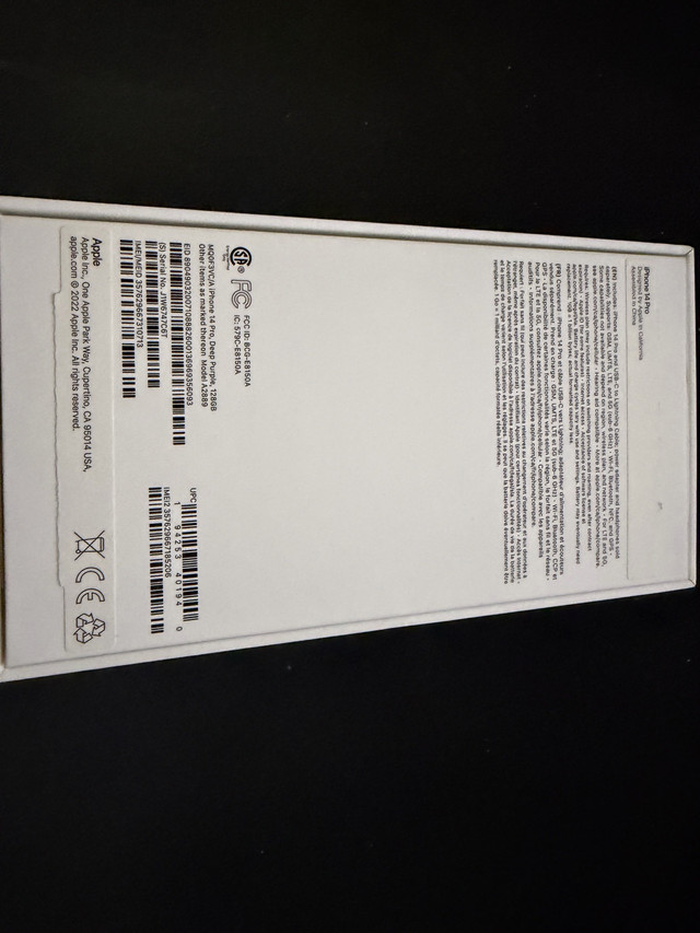 Iphone 14 pro 128g (Deep Purple color) - photo 3