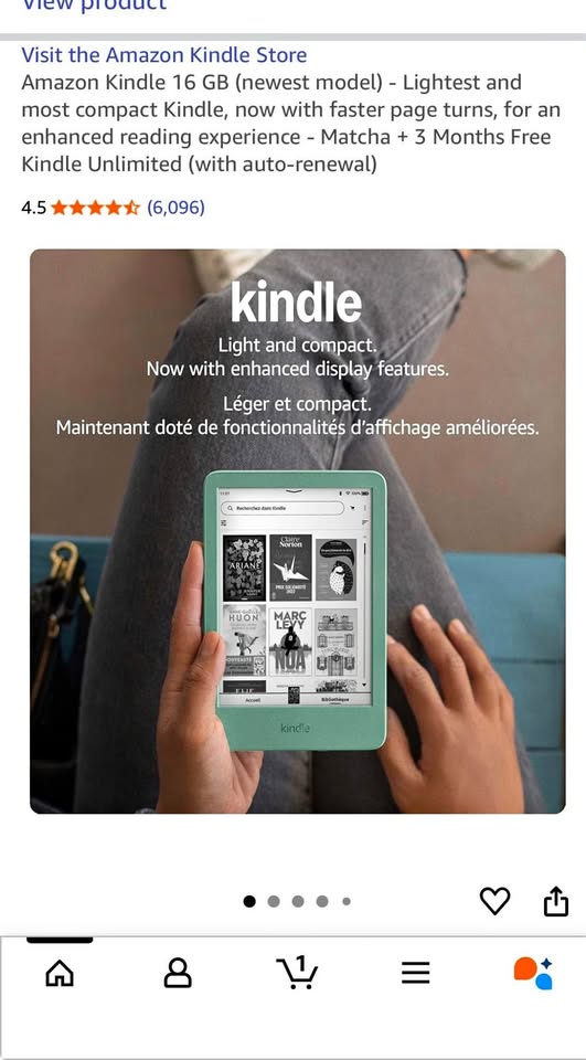 Kindle Matcha