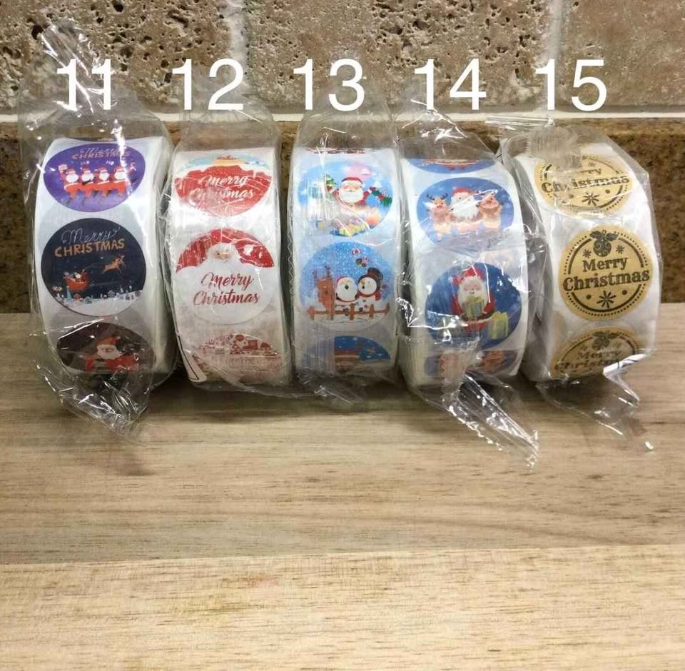 BNIP Roll of Christmas Stickers - $5 each - photo 3