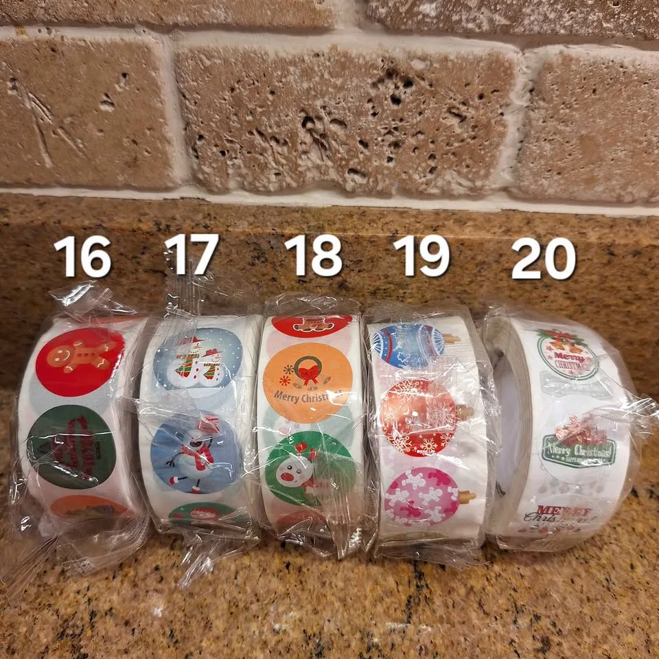 BNIP Roll of Christmas Stickers - $5 each image indicator(4)