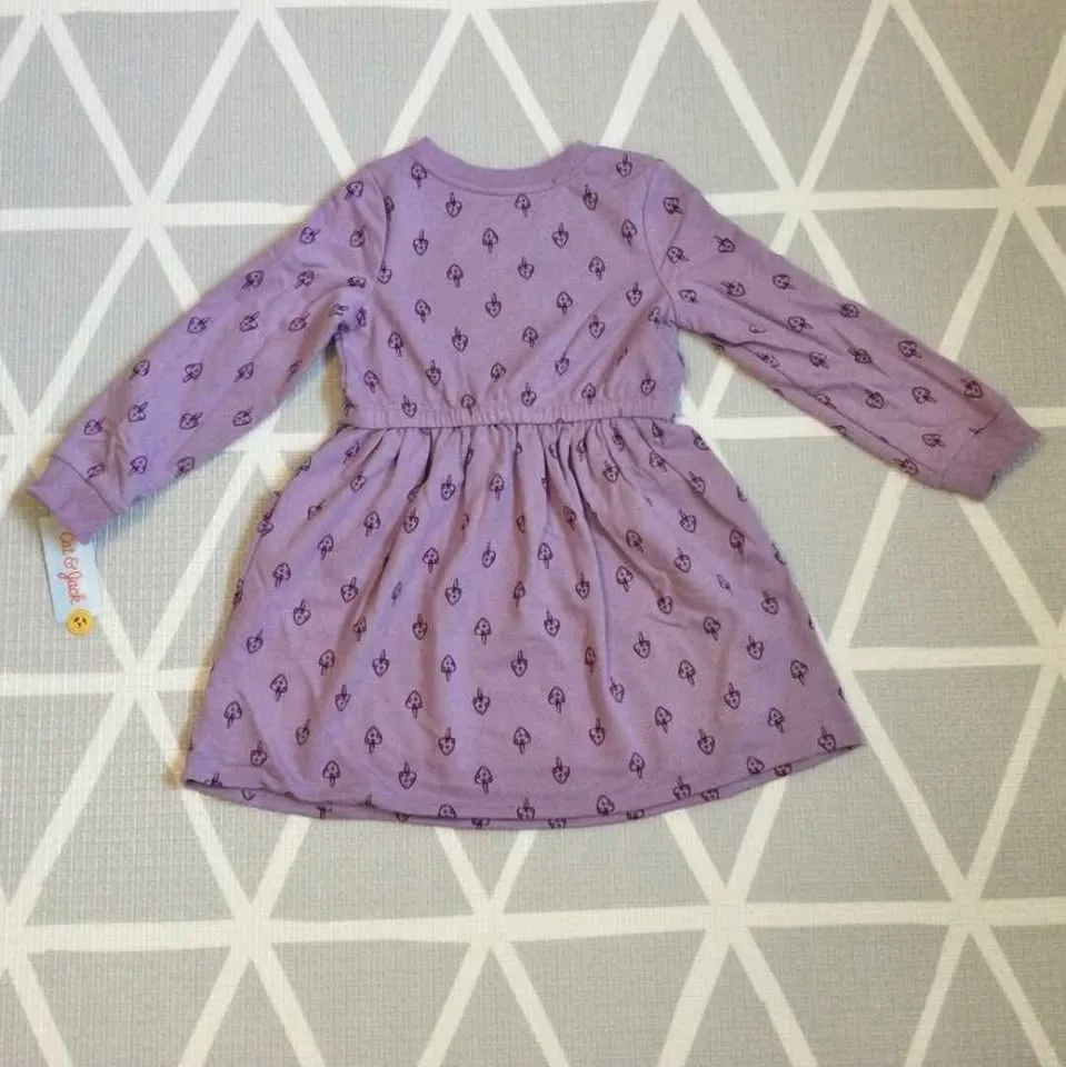 BNWT Cat & Jack Toddler Mushroom Dress - 5T image indicator(2)