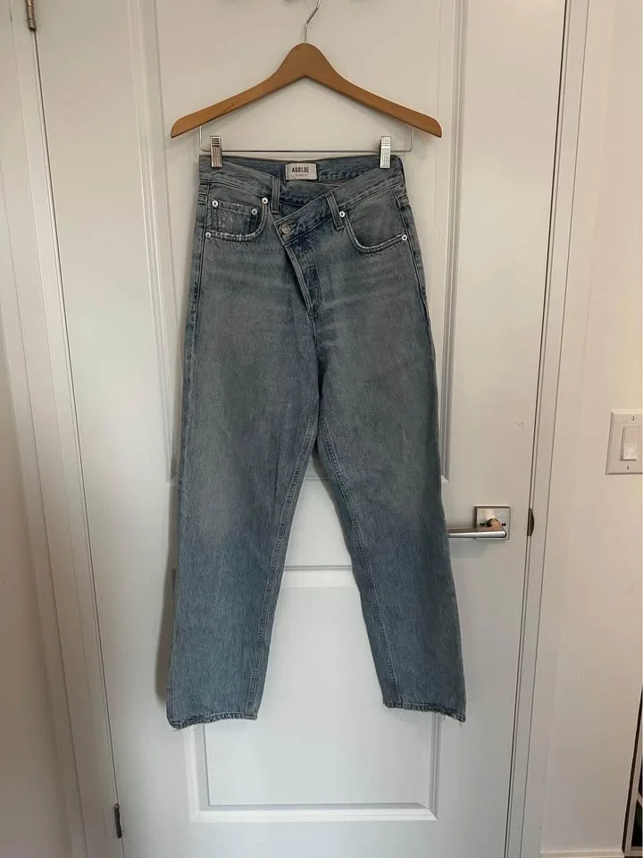 AGOLDE CRISS CROSS JEANS - SIZE: 23 image indicator(2)