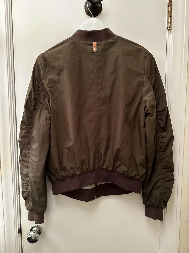 MACKAGE (xAritzia) BOMBER JACKET - SMALL - ARMY GREEN image indicator(2)