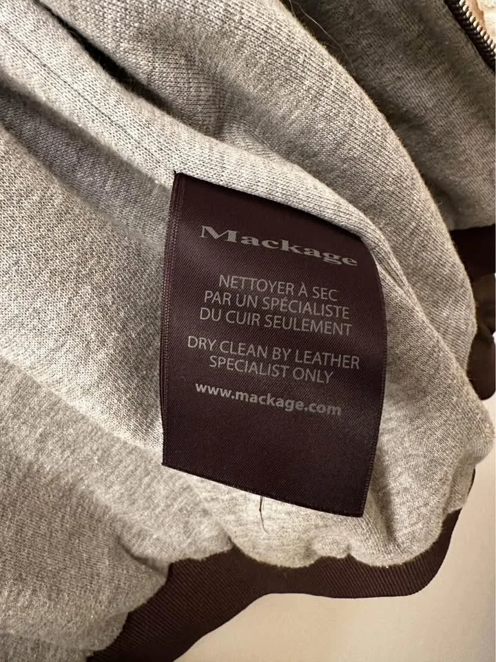 MACKAGE (xAritzia) BOMBER JACKET - SMALL - ARMY GREEN image indicator(7)