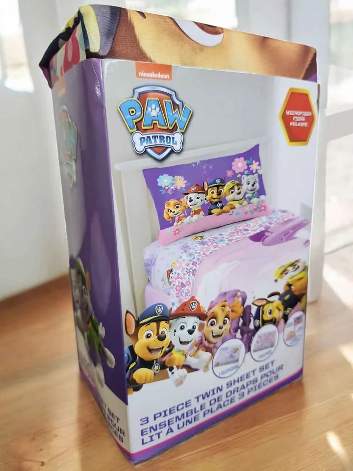 Paw Patrol 3-Piece Twin Sheet Set 🥕 image indicator(2)