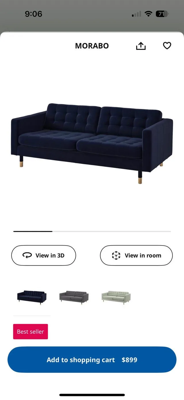 Ikea sofa 3 seater image indicator(2)