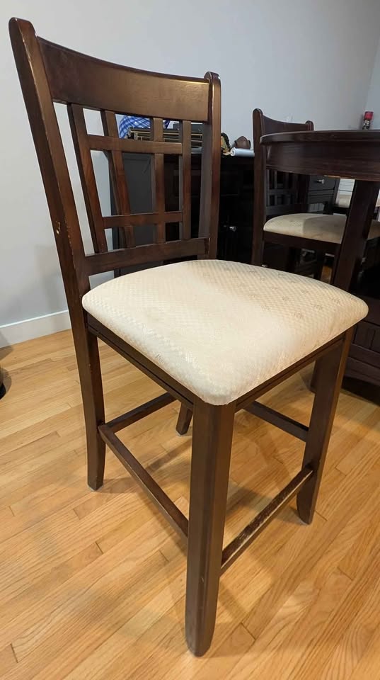 Counter-Height Dining Table with 4 Chairs - photo 3