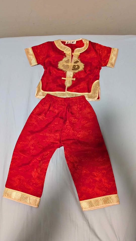 Kids Chong Sam Chinese New Year outfit (size 1)