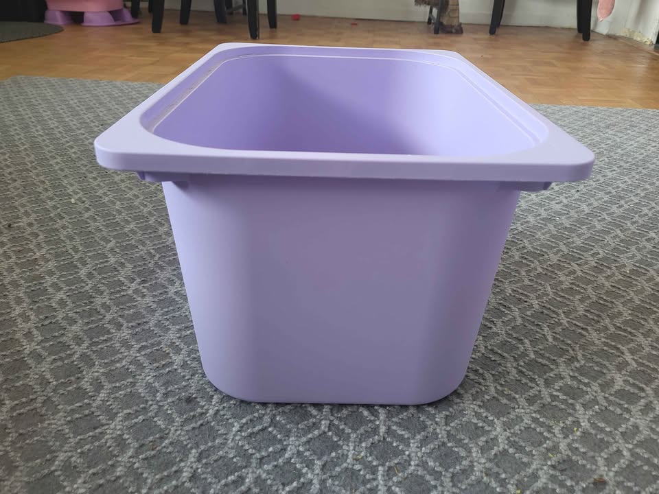 IKEA TROFAST Storage Box, Lilac - photo 3