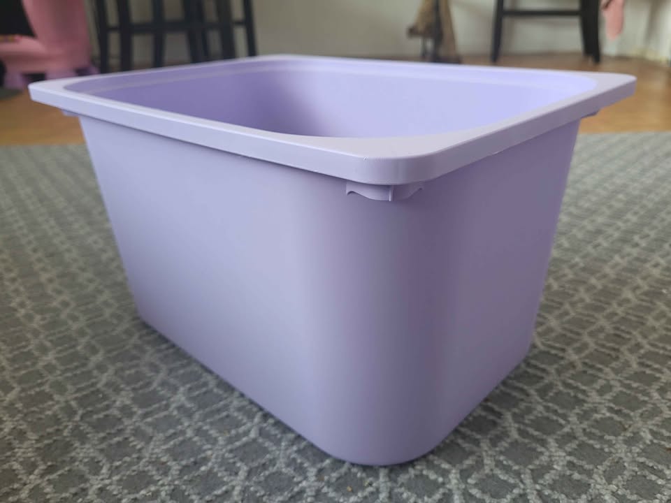 IKEA TROFAST Storage Box, Lilac - photo 4